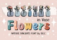 Flowers in Vase Font - Featured Image