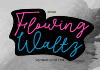 Flowing Waltz Font - Featured Image