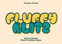 Fluffy Blitz Font - Featured Image