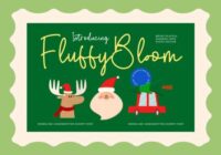 Fluffy Bloom Font - Featured Image