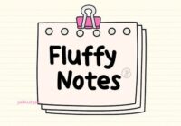Fluffy Notes Font - Featured Image