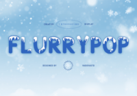 Flurrypop Font - Featured Image