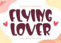 Flying Lover Font - Featured Image