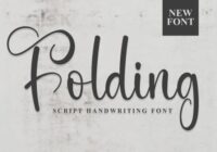 Folding Font - Featured Image