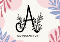 Foliage Monogram Font - Featured Image
