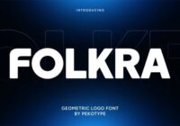 Folkra Font - Featured Image