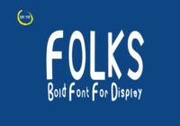 Folks Font - Featured Image