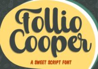 Follio Cooper Font - Featured Image