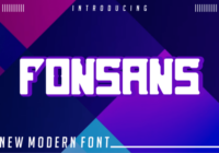 Fonsans Font - Featured Image