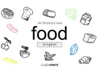 Food Doodle Font - Featured Image