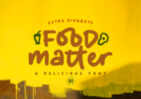 Food Matter Font - Featured Image