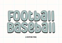 Football Baseball Font - Featured Image