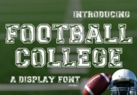 Football College Font - Featured Image