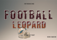 Football Leopard Font - Featured Image