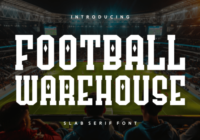 Football Warehouse Font - Featured Image
