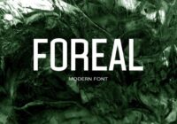 Foreal Font - Featured Image