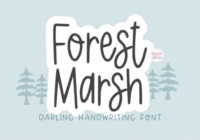 Forest Marsh Font - Featured Image