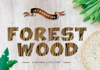 Forest Wood Font - Featured Image