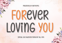 Forever Loving You Font - Featured Image