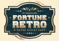 Fortune Retro Font - Featured Image