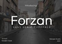 Forzan Font - Featured Image