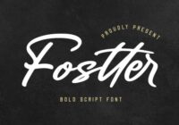 Fostter Font - Featured Image