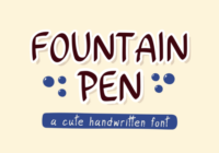Fountain Pen Font - Featured Image