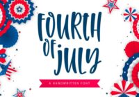 Fourth of July Font - Featured Image