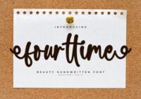 Fourttime Font - Featured Image