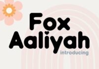 Fox Aaliyah Font - Featured Image