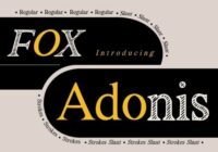 Fox Adonis Font - Featured Image