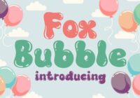 Fox Bubble Font - Featured Image