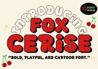 Fox Cerise Font - Featured Image