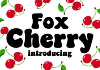 Fox Cherry Font - Featured Image