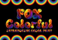 Fox Colorful Font - Featured Image