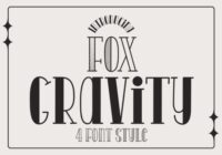 Fox Gravity Font - Featured Image