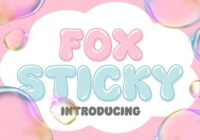 Fox Sticky Font - Featured Image