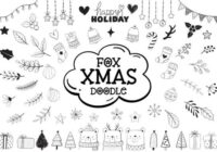 Fox Xmas Doodle Font - Featured Image