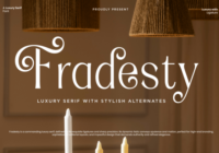 Fradesty Font - Featured Image