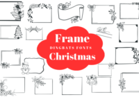 Frame Christmas Font - Featured Image