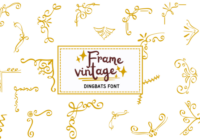 Frame Vintage Font - Featured Image