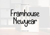 Framhouse Newyear Font - Featured Image