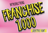 Franchise 1000 Font - Featured Image