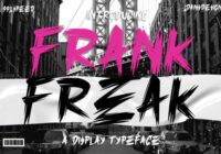 Frank Freak Font - Featured Image