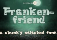 Frankenfriend Font - Featured Image