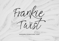 Frankie Twist Font - Featured Image
