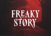 Freaky Story Font - Featured Image