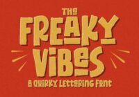 Freaky Vibes Font - Featured Image
