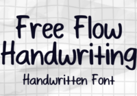 Free Flow Handwriting Font - Featured Image