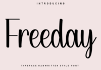 Freeday Font - Featured Image